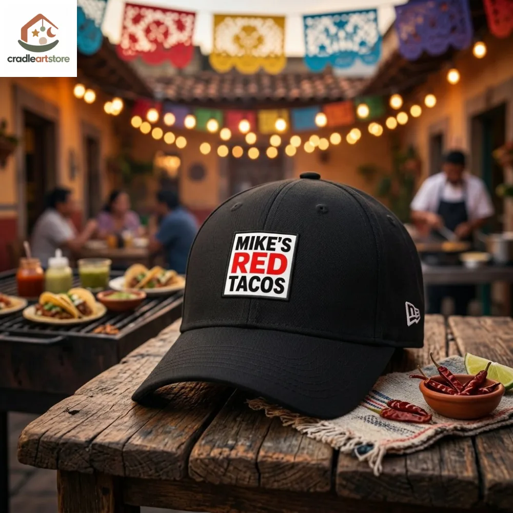 LeBron James Mike's Red Tacos Black Dad Hat LeBron James Mike's Red Tacos Black Dad Hat – image 2 of 3