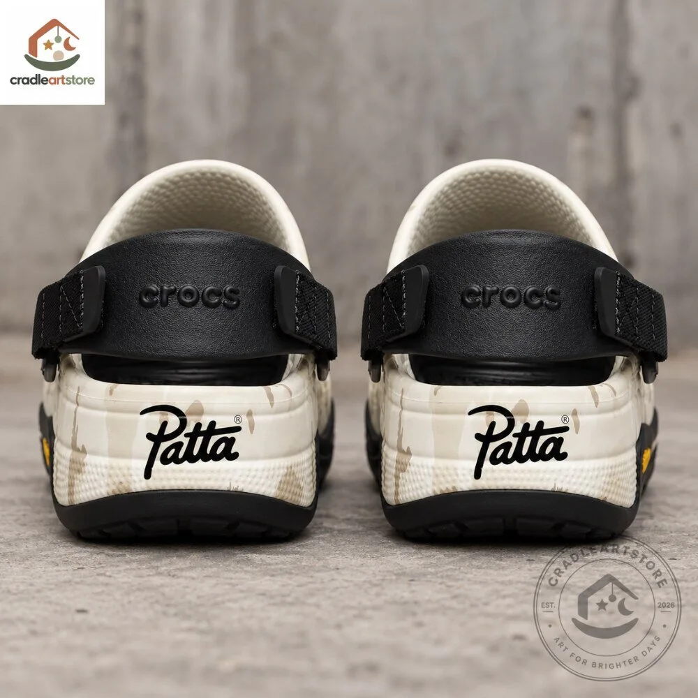Patta x Crocs Classic EXP Clog Vibram Camo