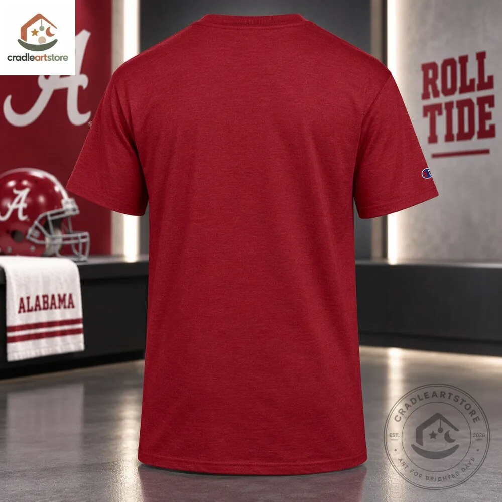 Alabama Crimson Tide College Seal Champion T-Shirt 8 Alabama Crimson Tide College Seal Champion T-Shirt