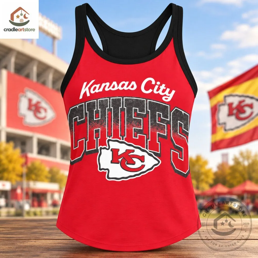 Taylor Swift Kansas City Chiefs Red Tank Top