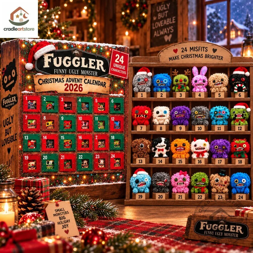 Fuggler Christmas Advent Calendar 2026 - 24 Ugly Monster Collectible Set