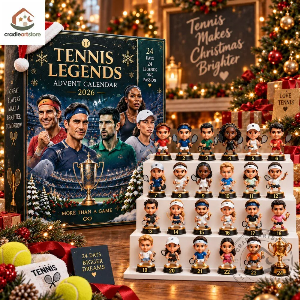 Tennis Legends Christmas Advent Calendar 2026