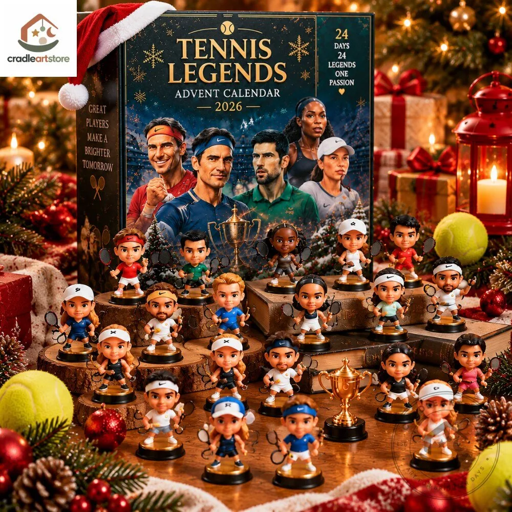 Tennis Legends Christmas Advent Calendar 2026 4 Tennis Legends Christmas Advent Calendar 2026