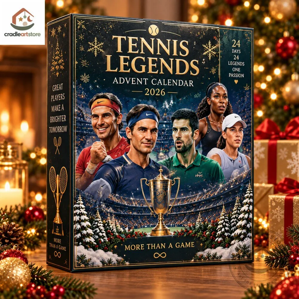 Tennis Legends Christmas Advent Calendar 2026 5 Tennis Legends Christmas Advent Calendar 2026
