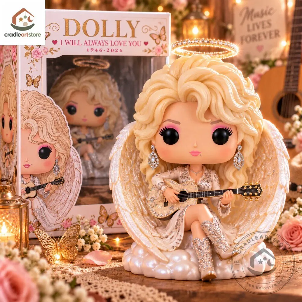 Dolly Parton Angel Memorial Tribute Vinyl Figure