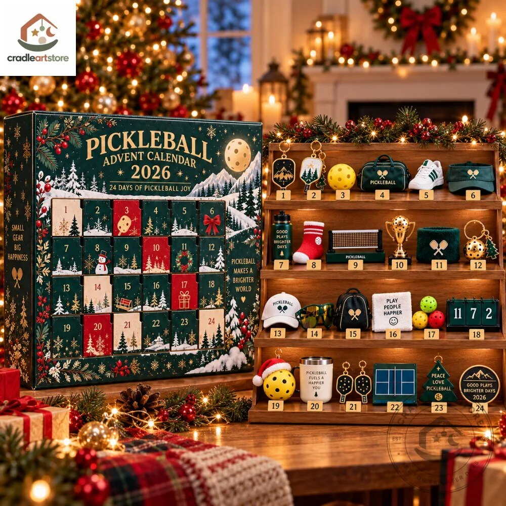 Pickleball Christmas Countdown Advent Calendar 2026