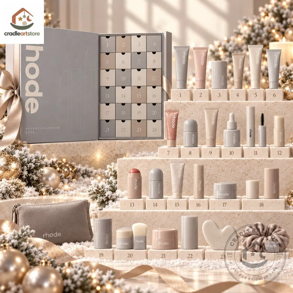 Rhode Skin Beauty Christmas Advent Calendar 2026 with 24 Ornaments