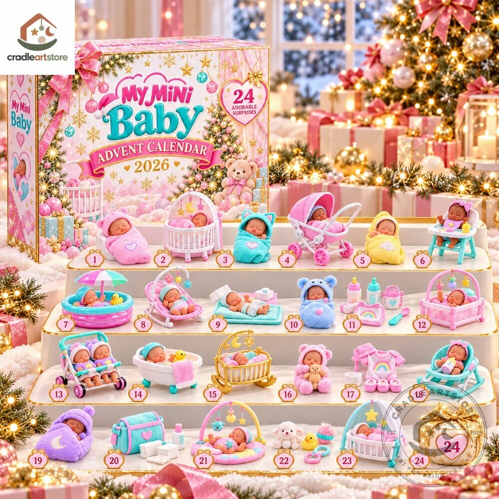 My Mini Baby Christmas Advent Calendar 2026 with 24 Ornaments