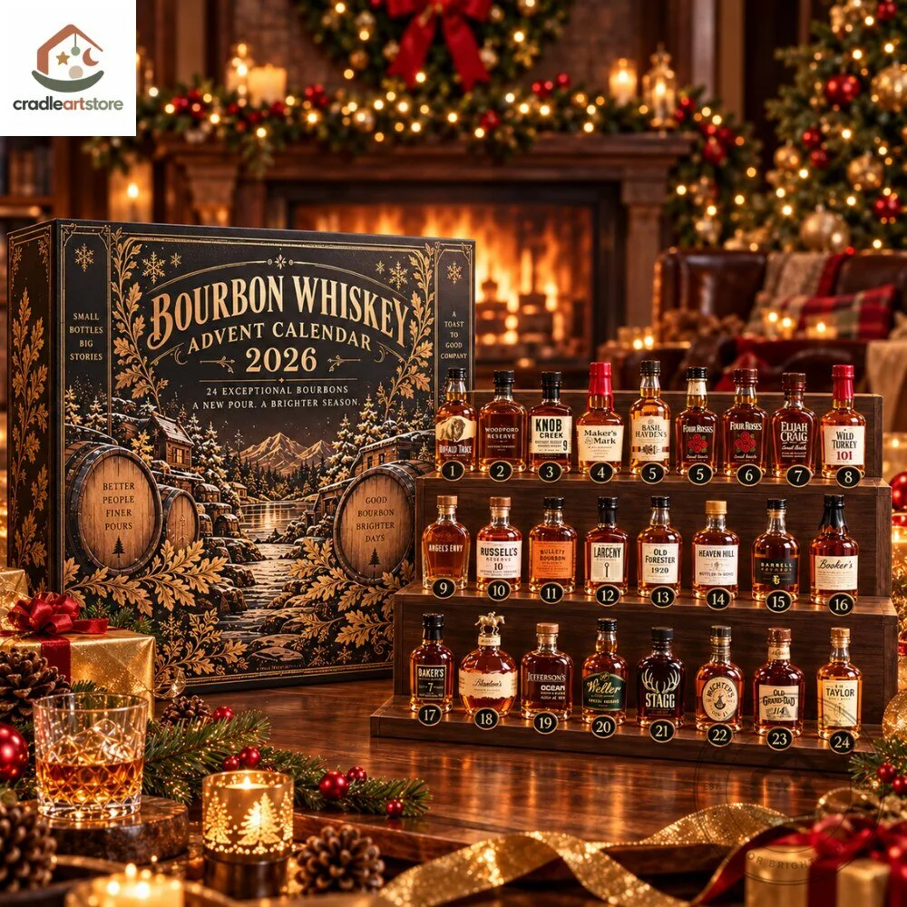Bourbon Whiskey Advent Calendar 2026 with 24 Ornaments 5 Bourbon Whiskey Advent Calendar 2026 with 24 Ornaments