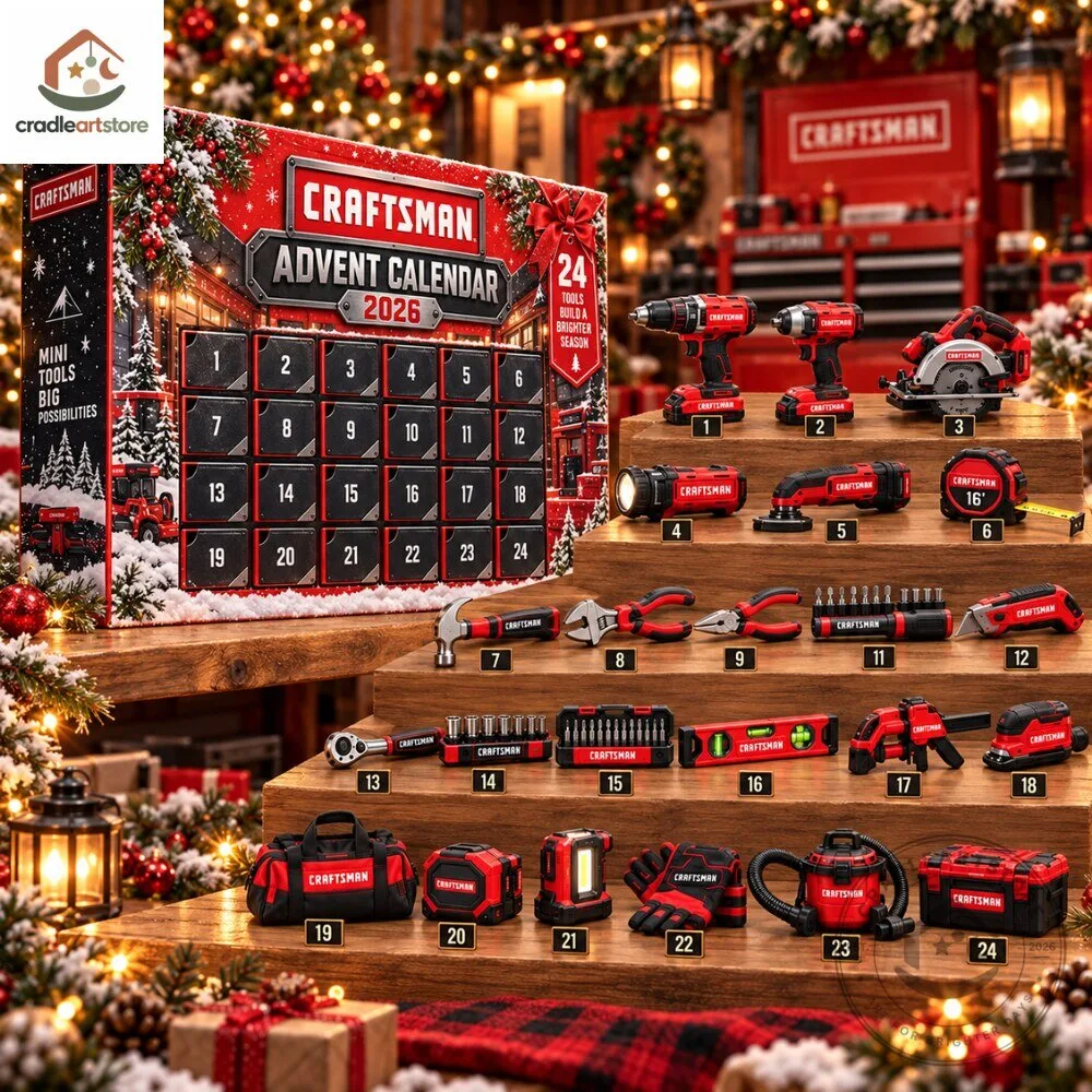 Craftsman Christmas Countdown Advent Calendar 2026