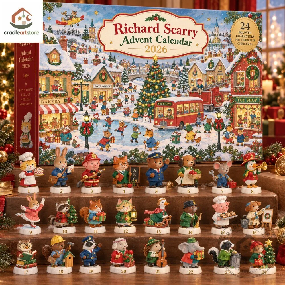 Richard Scarry Christmas Advent Calendar Special Edition