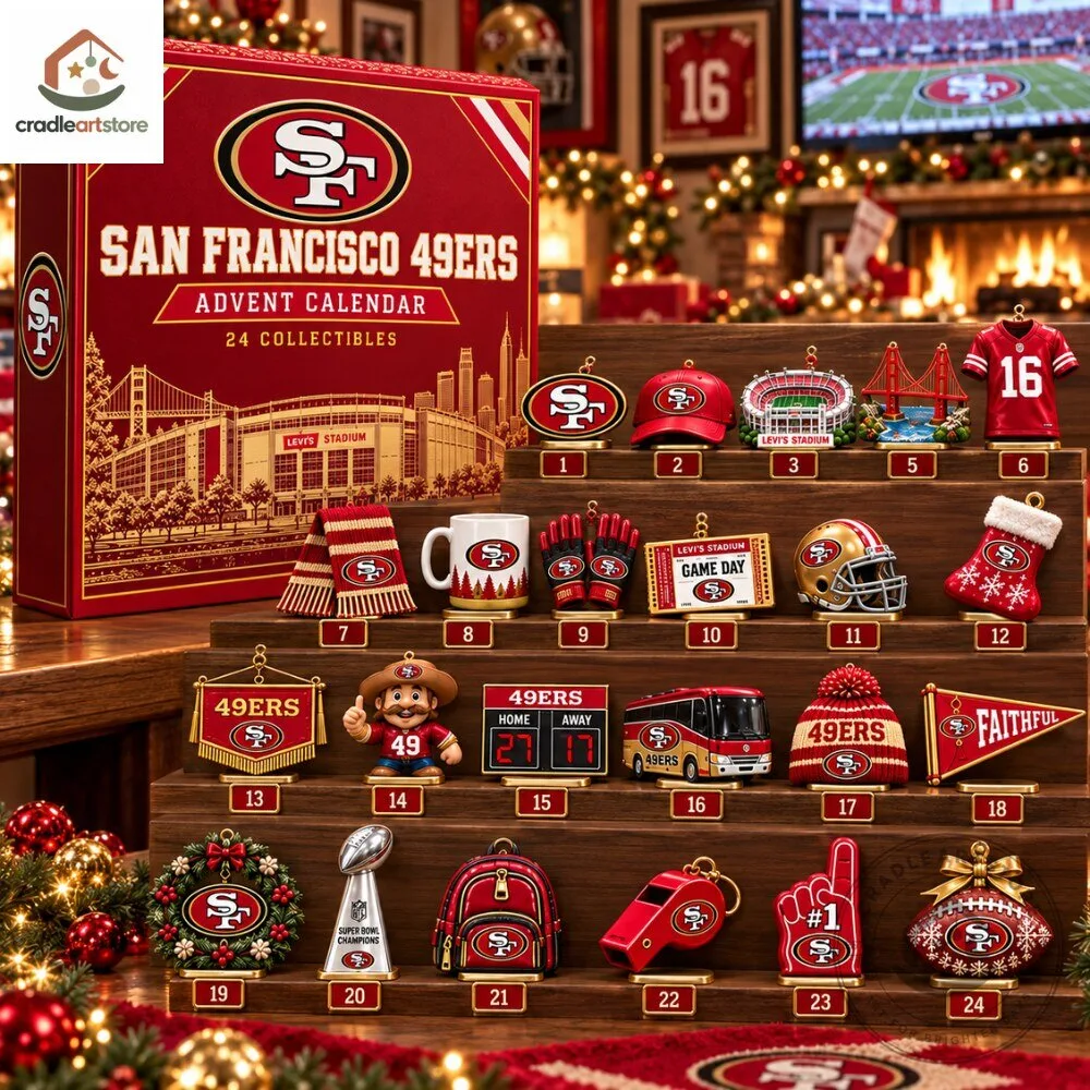 San Francisco 49ers Christmas Advent Calendar