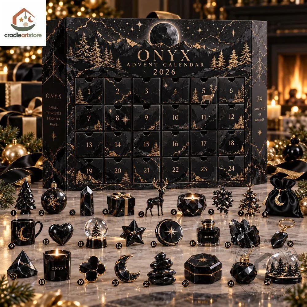 Onyx Gothic Luxury Christmas Advent Calendar 2026