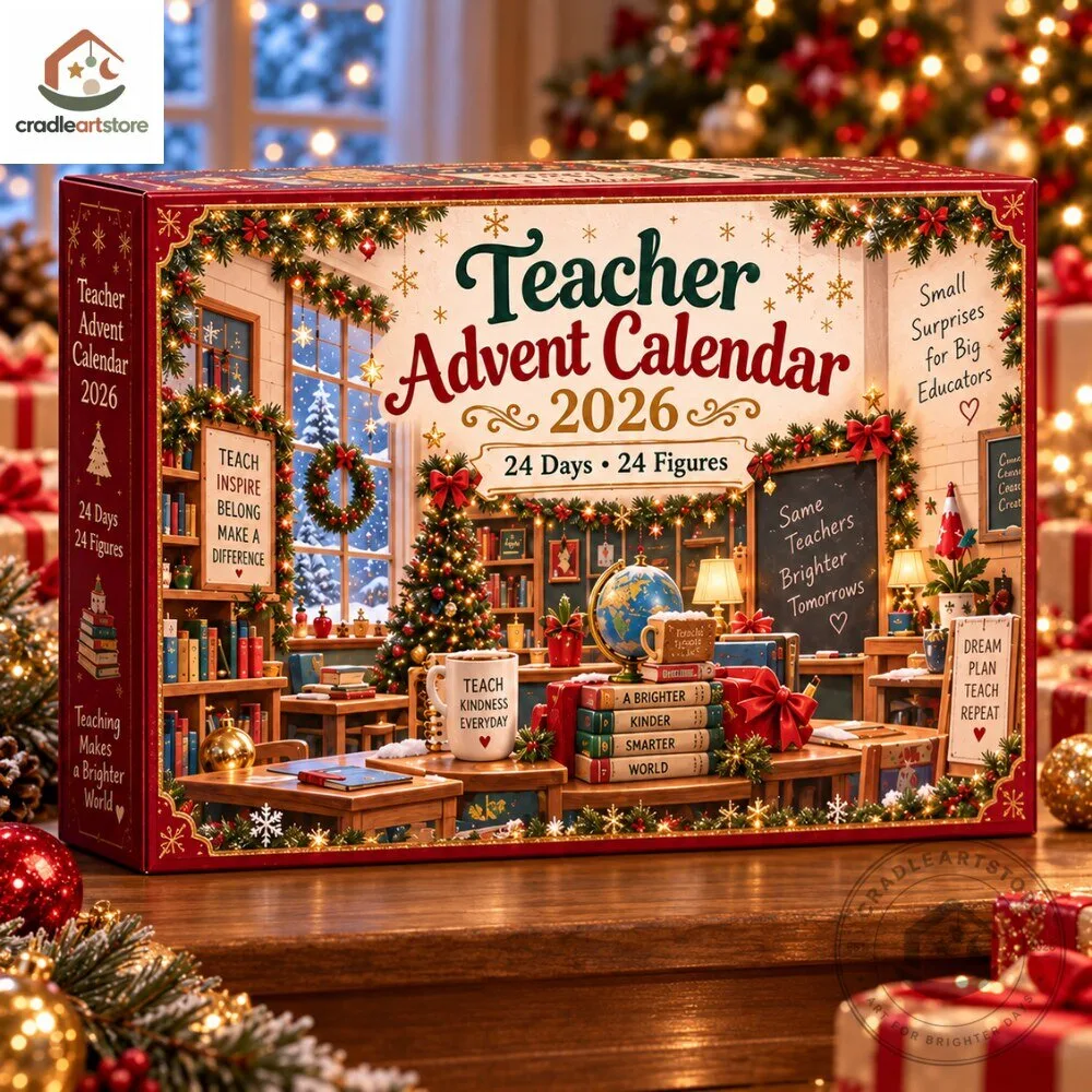 Teacher 2026 Christmas Advent Calendar With 24 Ornaments 7 Teacher 2026 Christmas Advent Calendar With 24 Ornaments