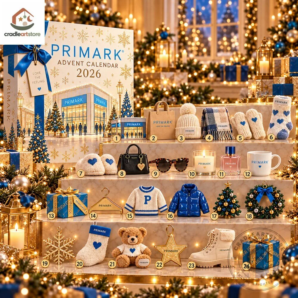 Primark Christmas Advent Calendar 2026 with 24 Ornaments