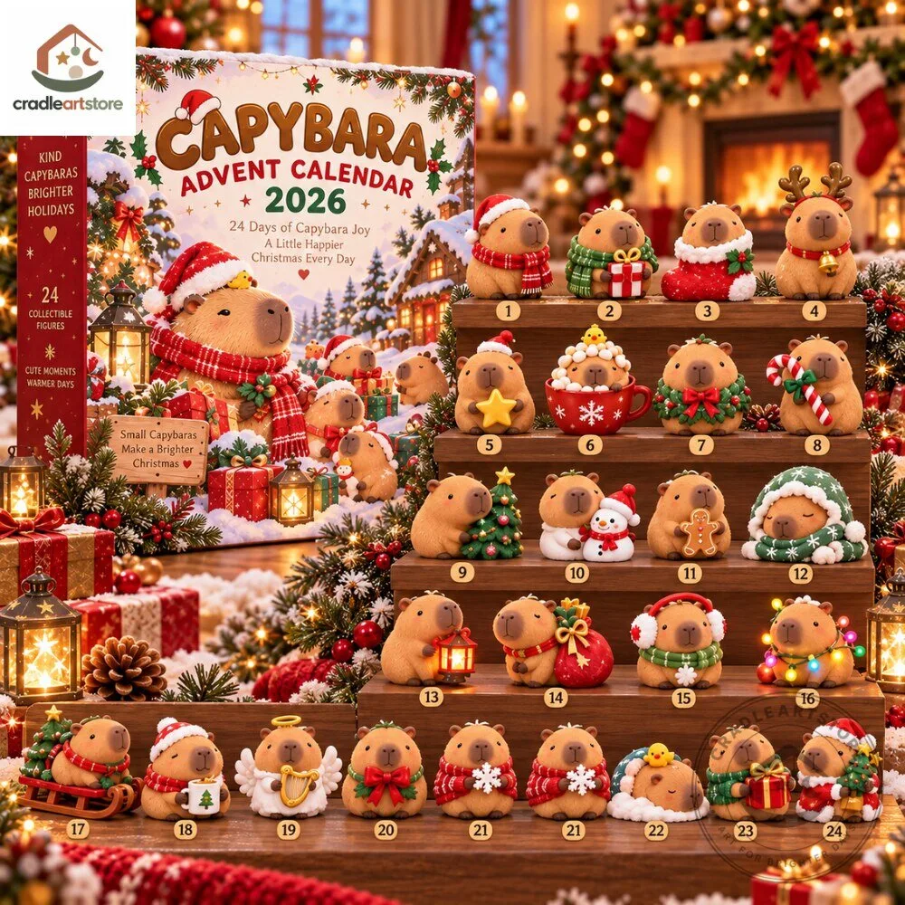 Capybara Christmas Advent Calendar 2026 Holiday Edition