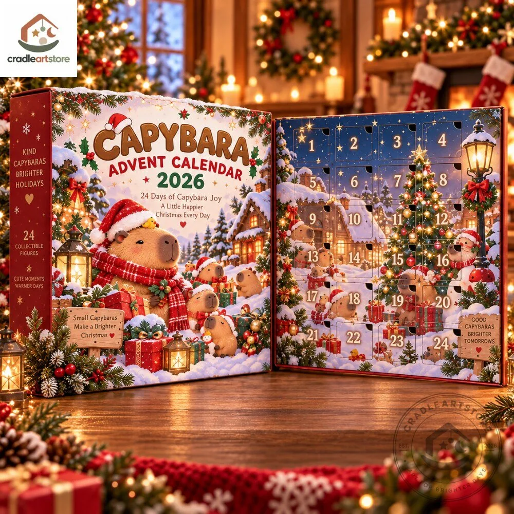 Capybara Christmas Advent Calendar 2026 Holiday Edition 5 Capybara Christmas Advent Calendar 2026 Holiday Edition