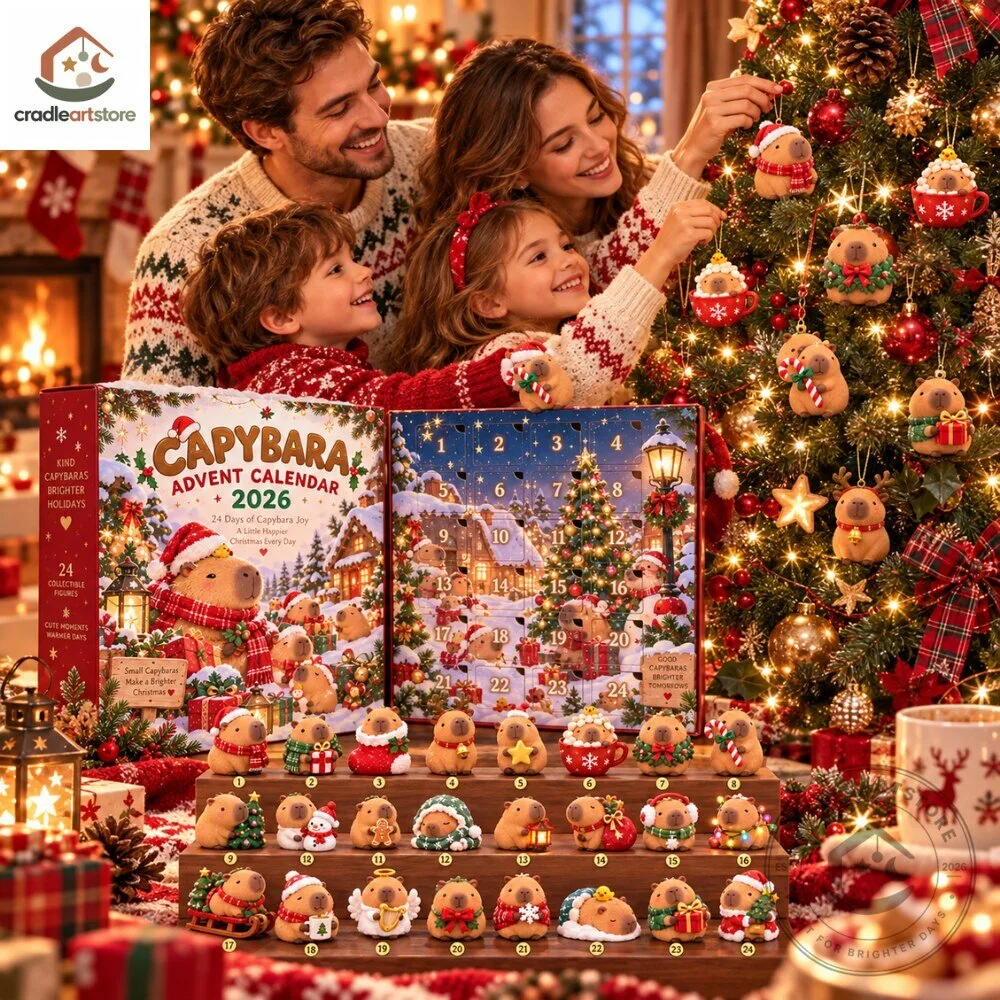 Capybara Christmas Advent Calendar 2026 Holiday Edition 6 Capybara Christmas Advent Calendar 2026 Holiday Edition