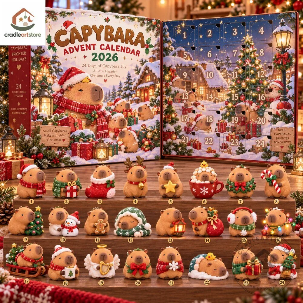 Capybara Christmas Advent Calendar 2026 Holiday Edition 7 Capybara Christmas Advent Calendar 2026 Holiday Edition