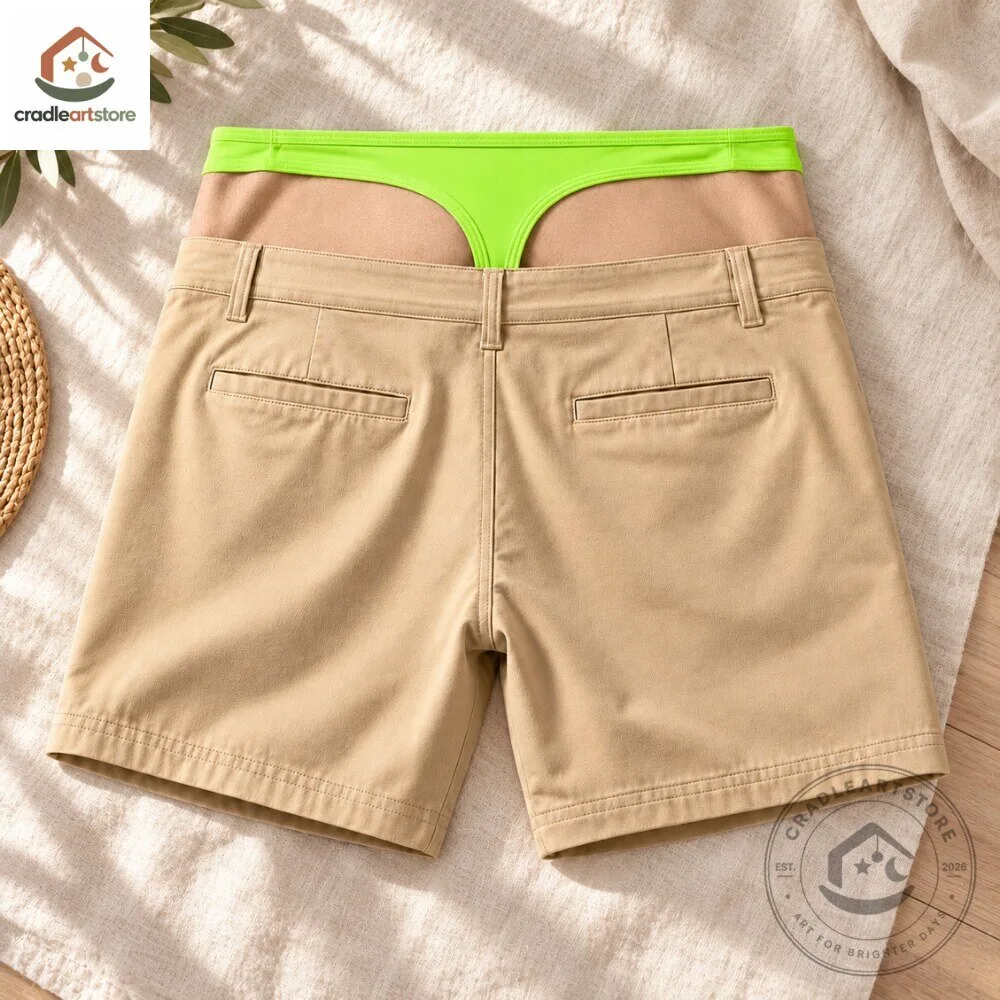 "Top Holiday Picks: Prank Shorts and Unique 2026 Advent Calendars" 65 Funny Fake Thong Illusion Golf Prank Shorts