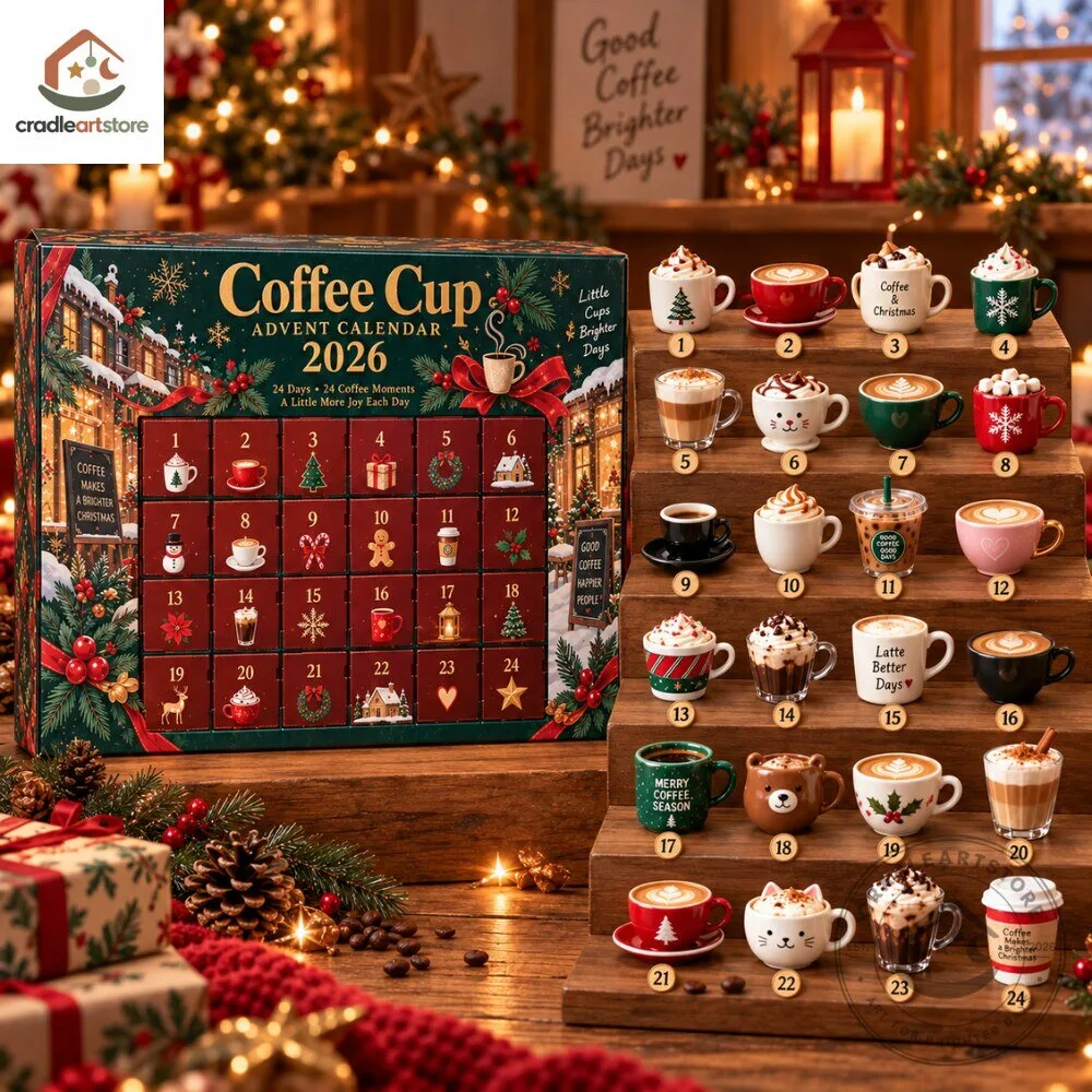 Coffee Cup Christmas Advent Calendar 2026 - 24 Days of Coffee