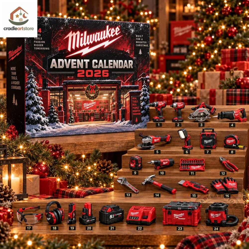 Milwaukee Christmas Advent Calendar 2026 with 24 Ornaments