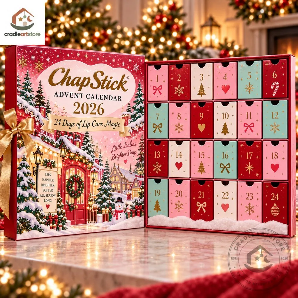 Chapstick Christmas Advent Calendar 2026 with 24 Ornaments 5 Chapstick Christmas Advent Calendar 2026 with 24 Ornaments