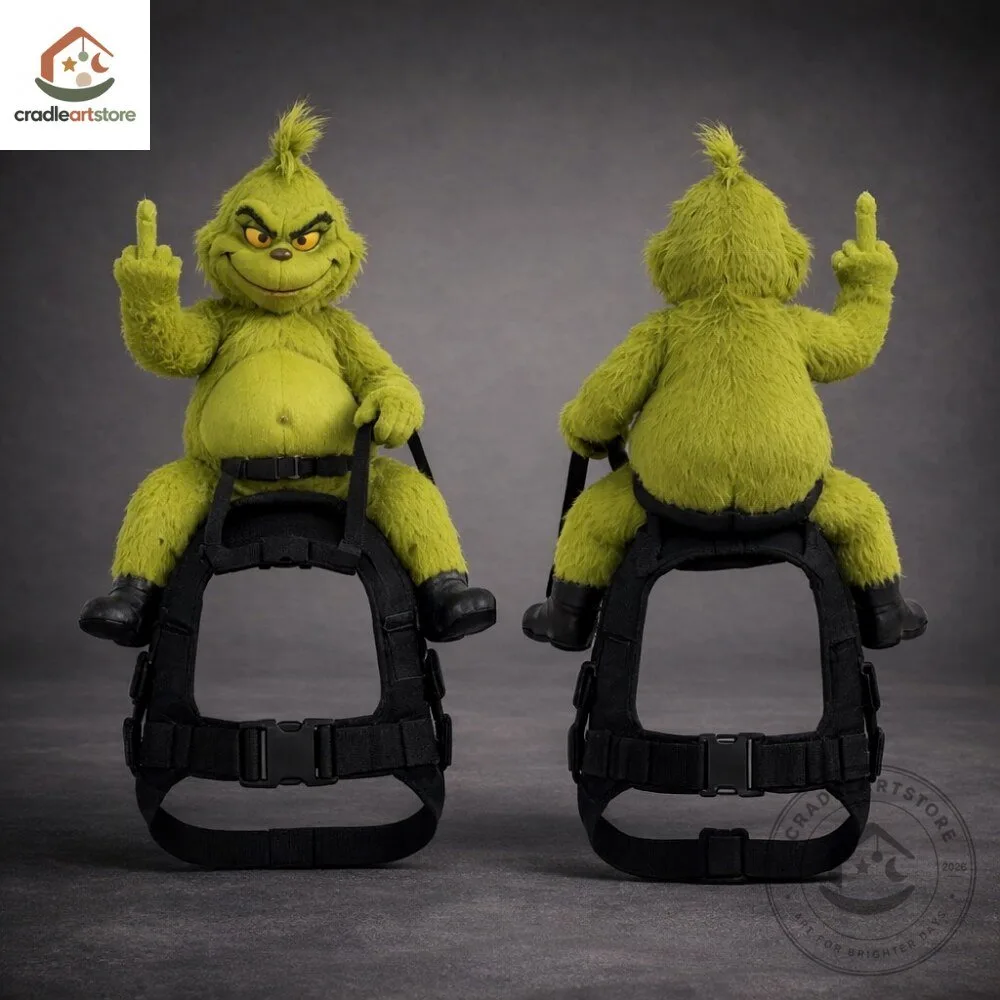 Grinch Rider Dog Harness Funny Christmas Pet Costume 4 Grinch Rider Dog Harness Funny Christmas Pet Costume