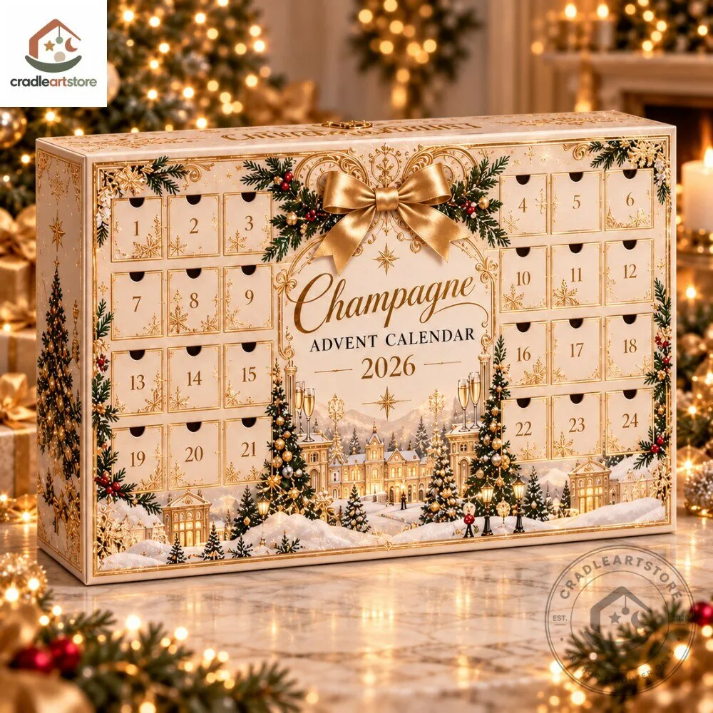 Champagne Luxury Christmas Advent Calendar 2026 with 24 Ornaments 5 Los Angeles Lakers Christmas Advent Calendar 2026 with 24 Ornaments