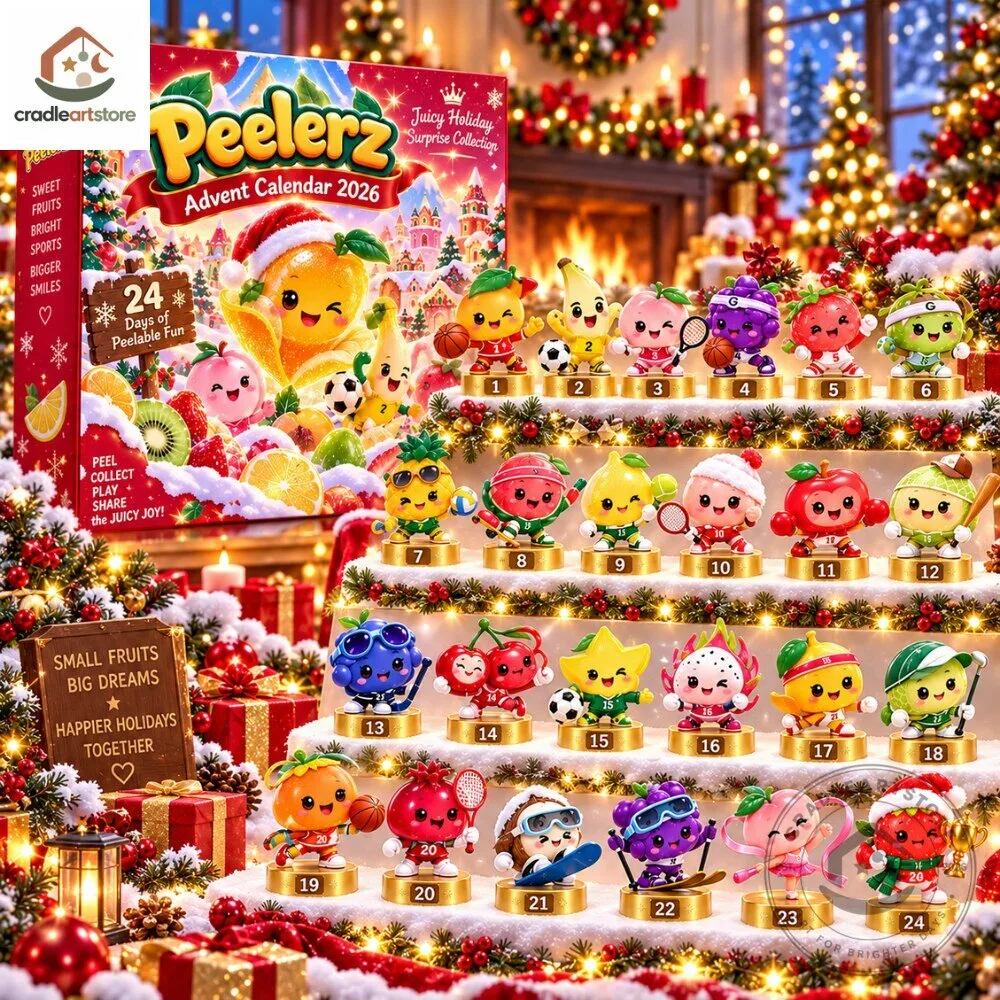 Peelers Christmas Advent Calendar 2026 with 24 Ornaments