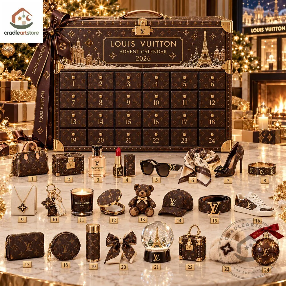Louis Vuitton Luxury Christmas Advent Calendar 2026 with 24 Ornaments
