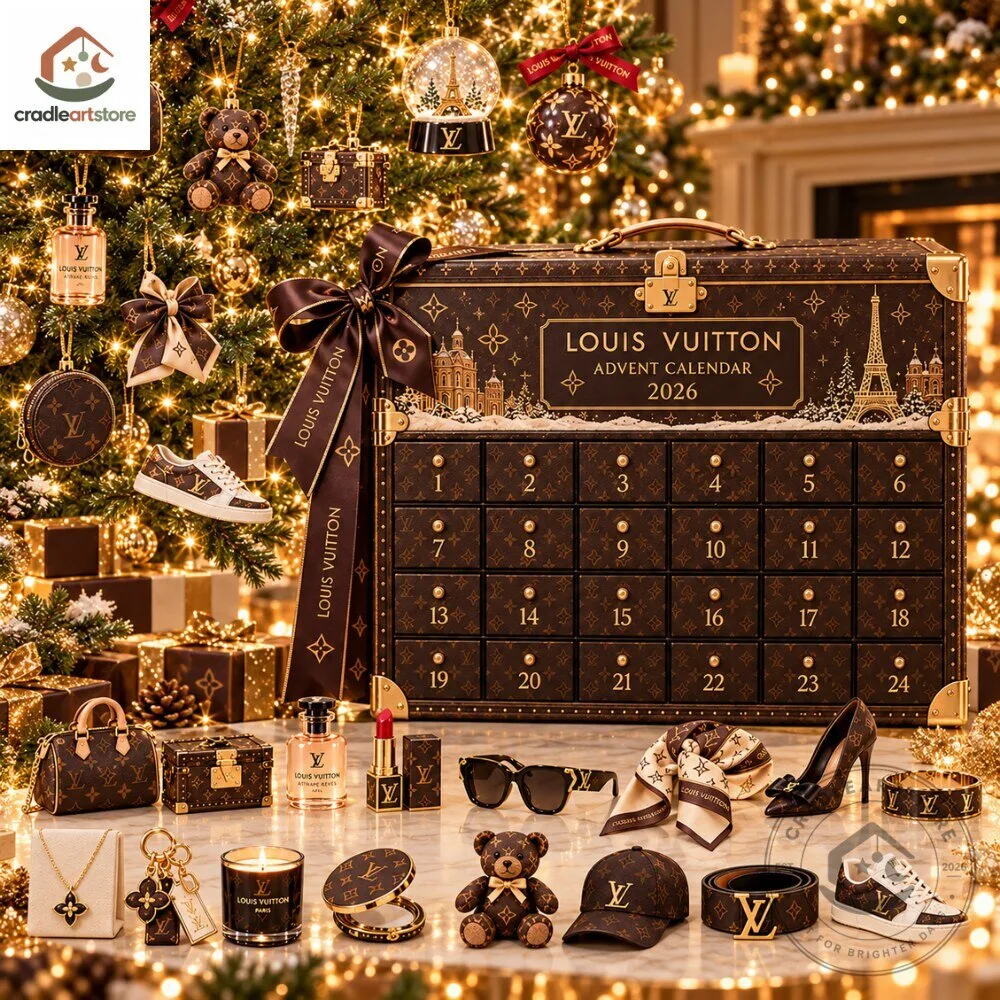 Louis Vuitton Luxury Christmas Advent Calendar 2026 with 24 Ornaments