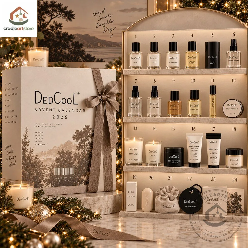 Dedcool Christmas Advent Calendar 2026 with 24 Ornaments