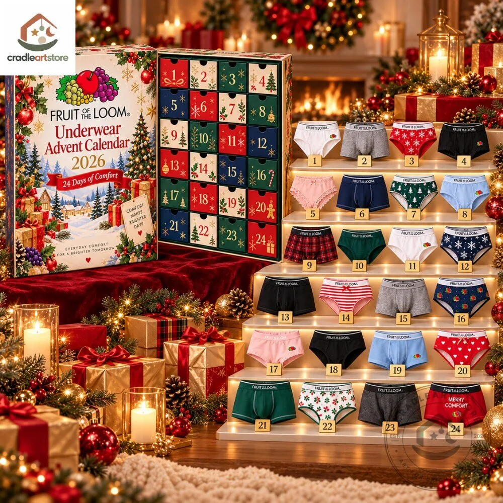 Fruit Of The Loom Underwear Christmas Advent Calendar 2026