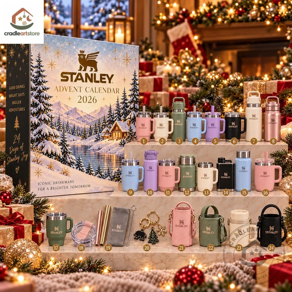 Stanley Christmas Advent Calendar 2026 with 24 Ornaments