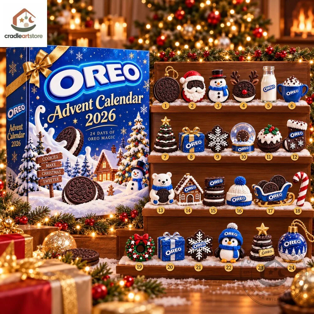 Oreo Advent Calendar 2026 with 24 Ornaments