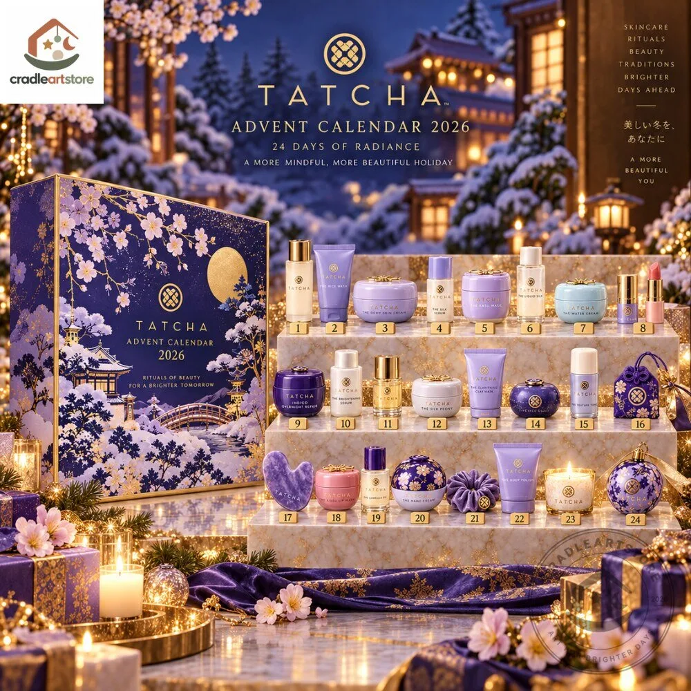 Tatcha Christmas Advent Calendar 2026 with 24 Ornaments