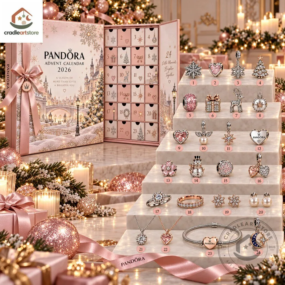Pandora Jewelry Advent Calendar 2026 with 24 Ornaments