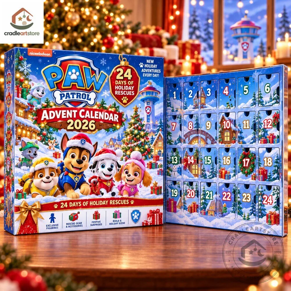 Paw Patrol 2026 Advent Calendar with 24 Ornaments 5 Paw Patrol 2026 Advent Calendar with 24 Ornaments