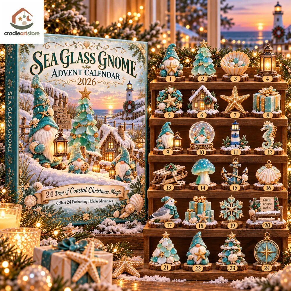 Sea Glass Gnome Christmas Advent Calendar 2026