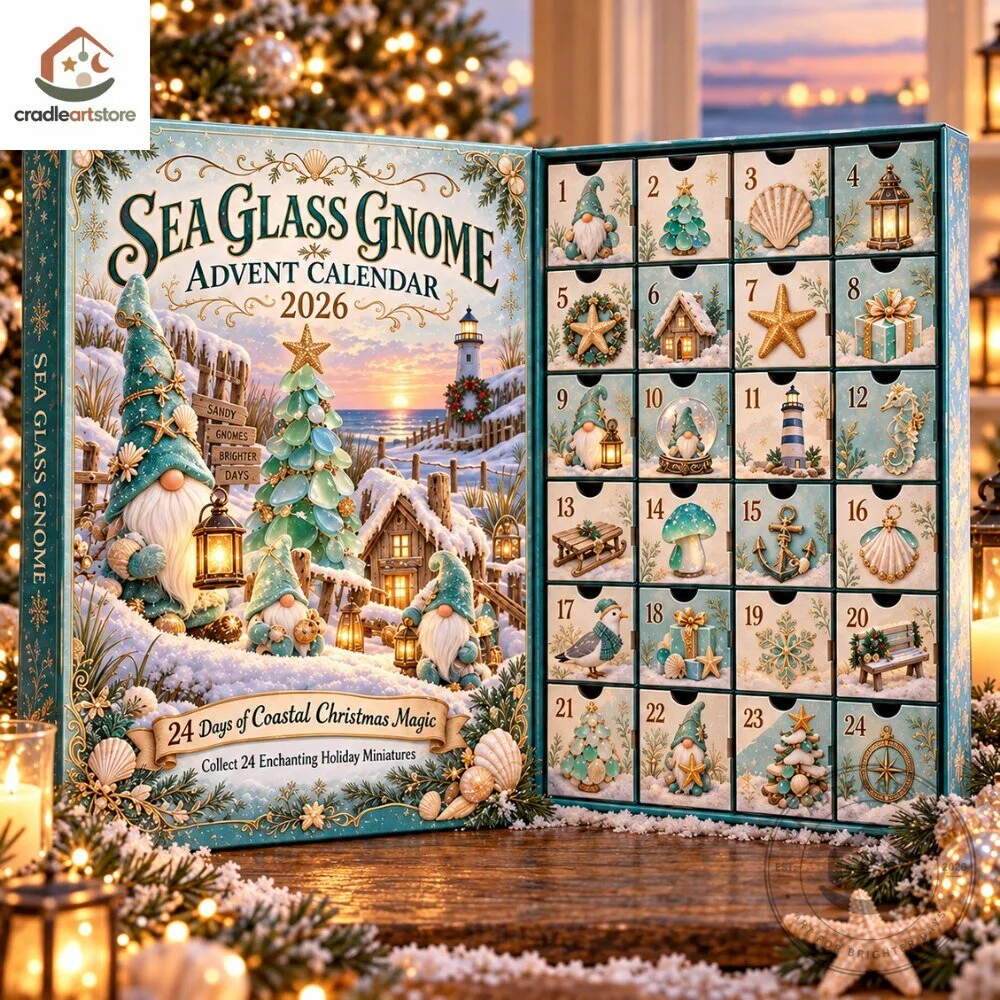 Sea Glass Gnome Christmas Advent Calendar 2026 5 Sea Glass Gnome Christmas Advent Calendar 2026