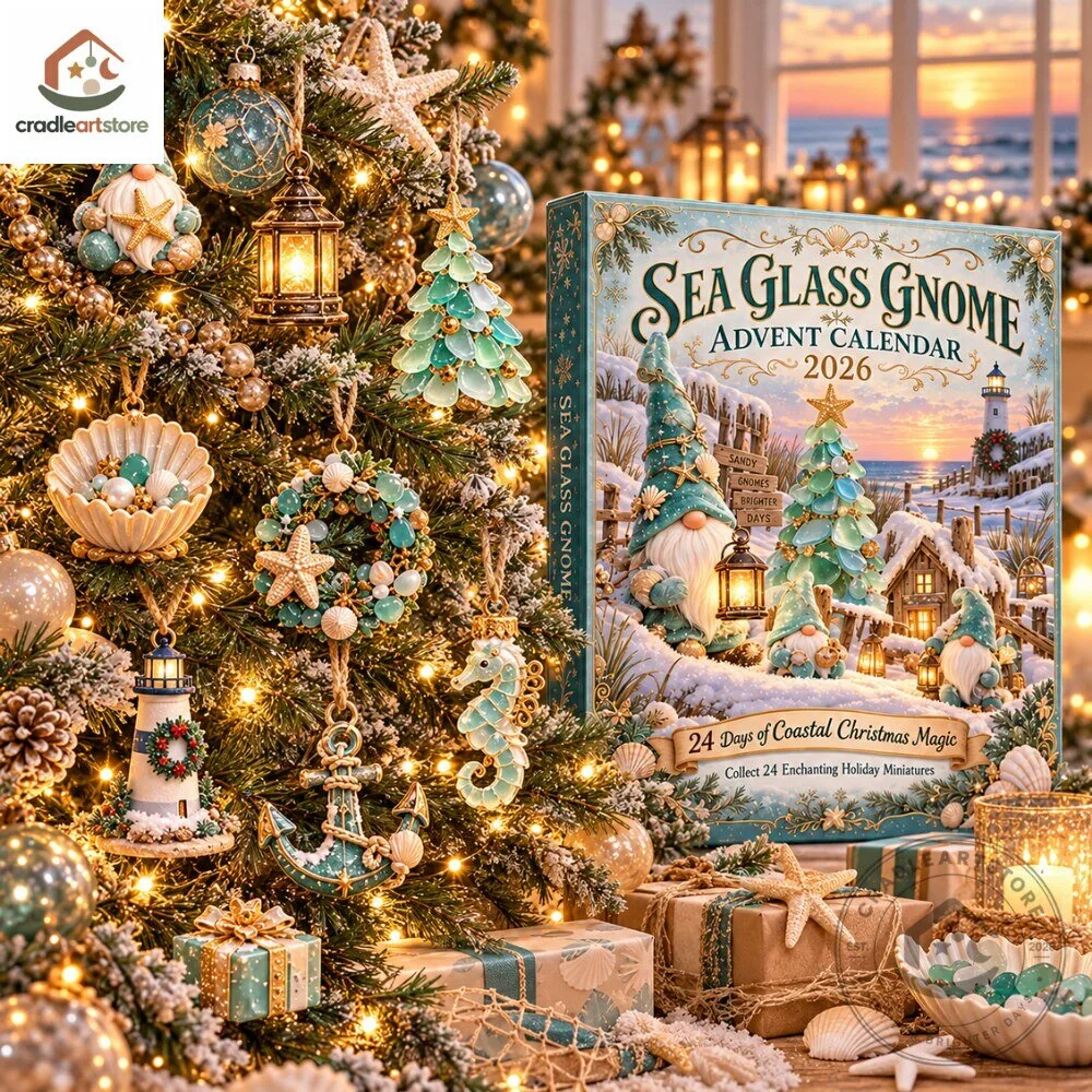 Sea Glass Gnome Christmas Advent Calendar 2026 7 Sea Glass Gnome Christmas Advent Calendar 2026