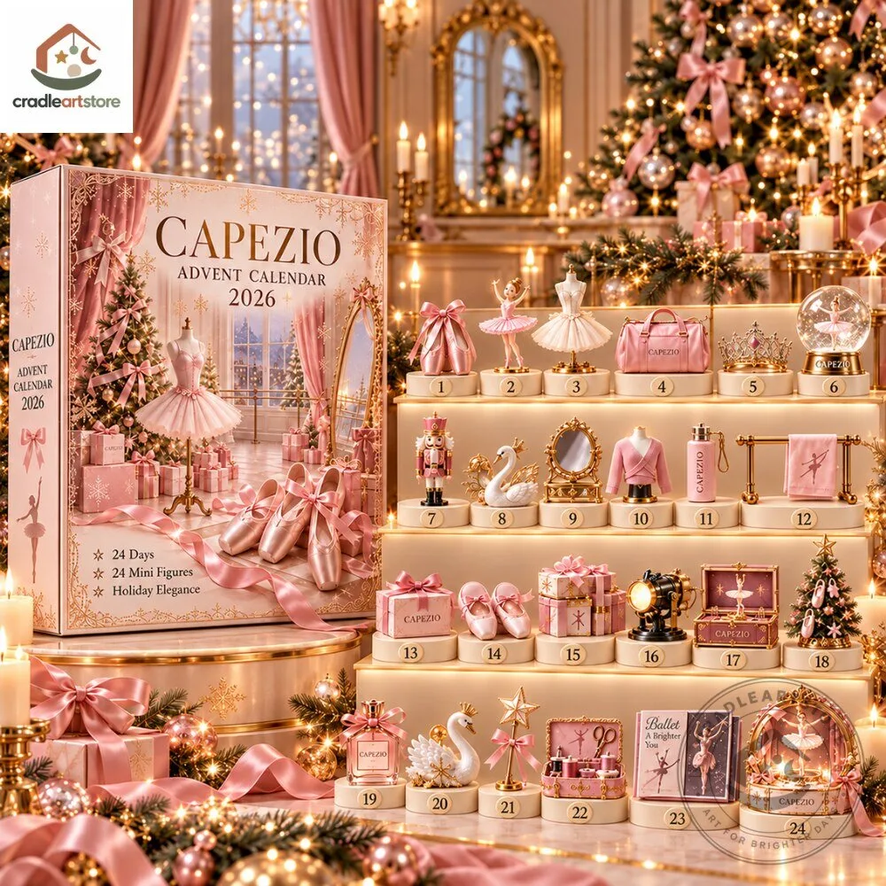 Capezio Christmas Advent Calendar 2026 with 24 Ornaments