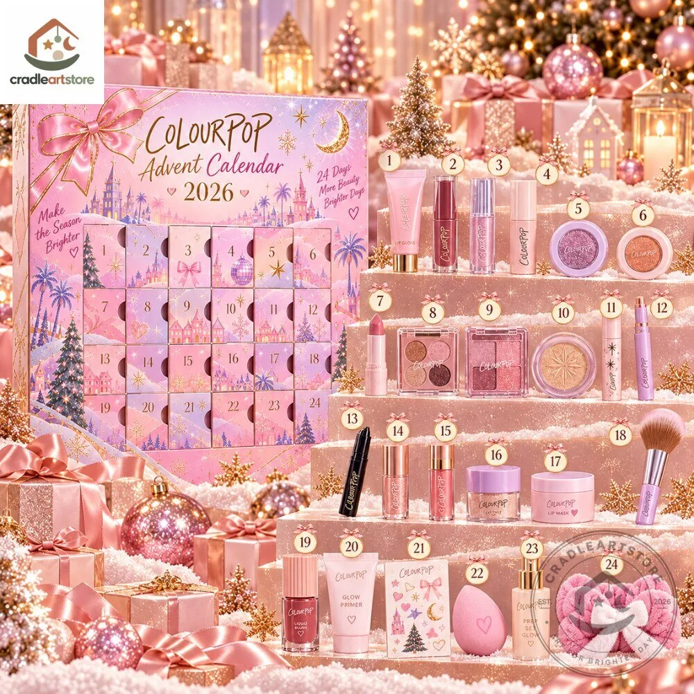 ColourPop Advent Calendar 2026 with 24 Ornaments