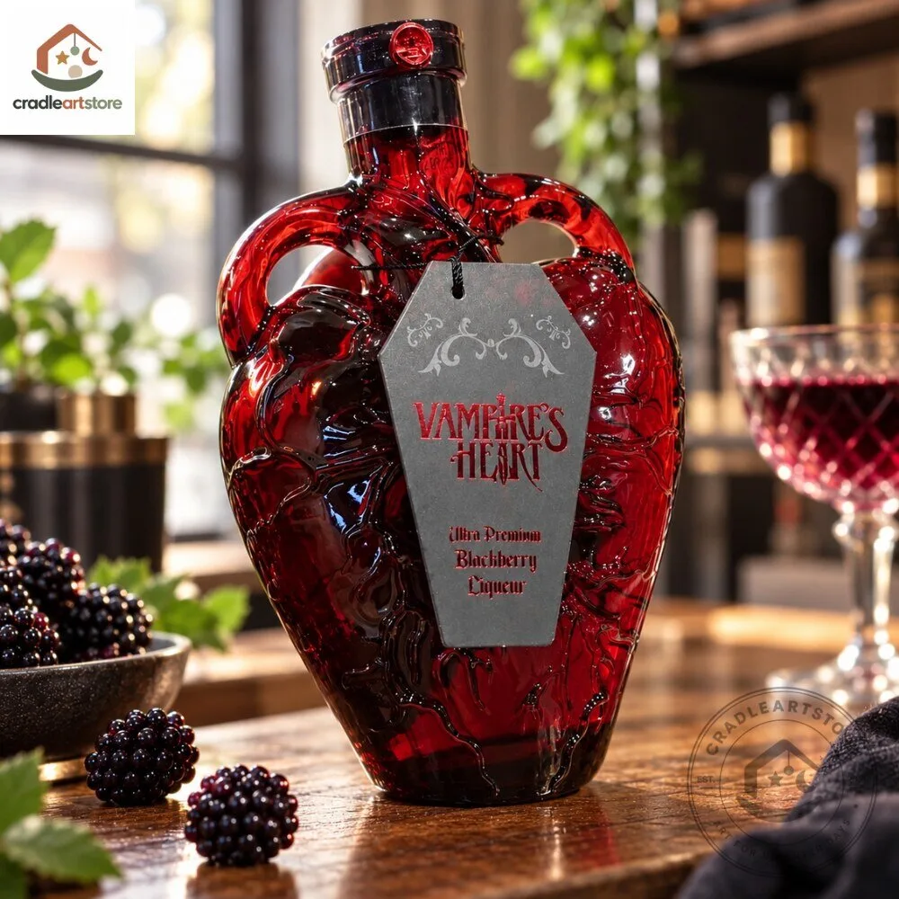 Vampire’s Heart Gothic Anatomy Wine Bottle Decanter 7 Vampire’s Heart Gothic Anatomy Wine Bottle Decanter