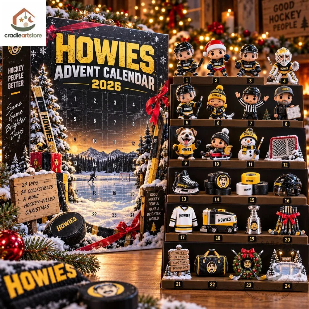 Howies Advent Calendar 2026 with 24 Ornaments
