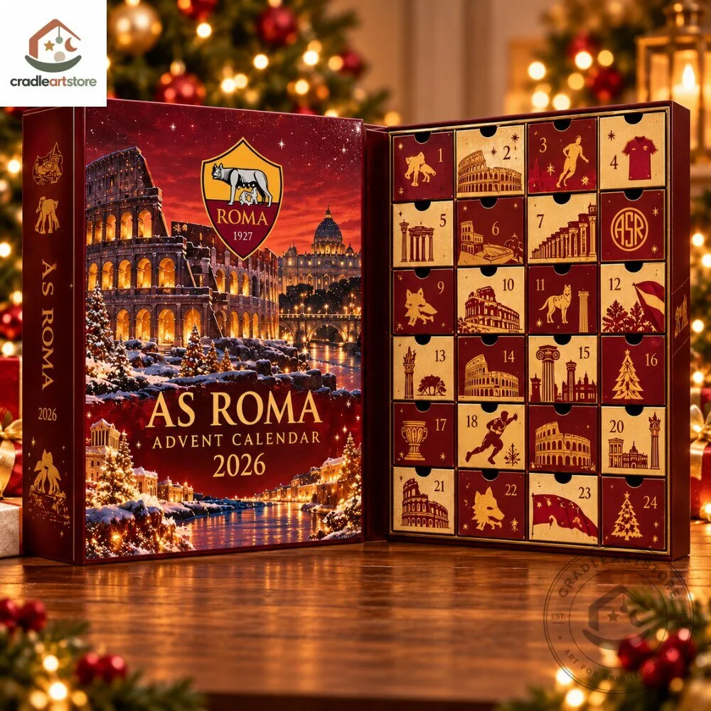 AS Roma Advent Calendar 2026 with 24 Ornaments 5 AS Roma Advent Calendar 2026 with 24 Ornaments