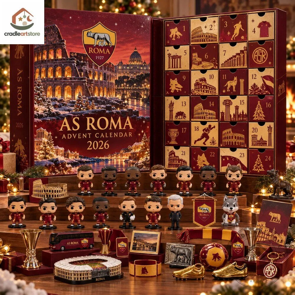 AS Roma Advent Calendar 2026 with 24 Ornaments 6 AS Roma Advent Calendar 2026 with 24 Ornaments