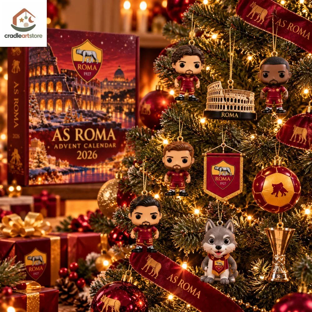 AS Roma Advent Calendar 2026 with 24 Ornaments 7 AS Roma Advent Calendar 2026 with 24 Ornaments
