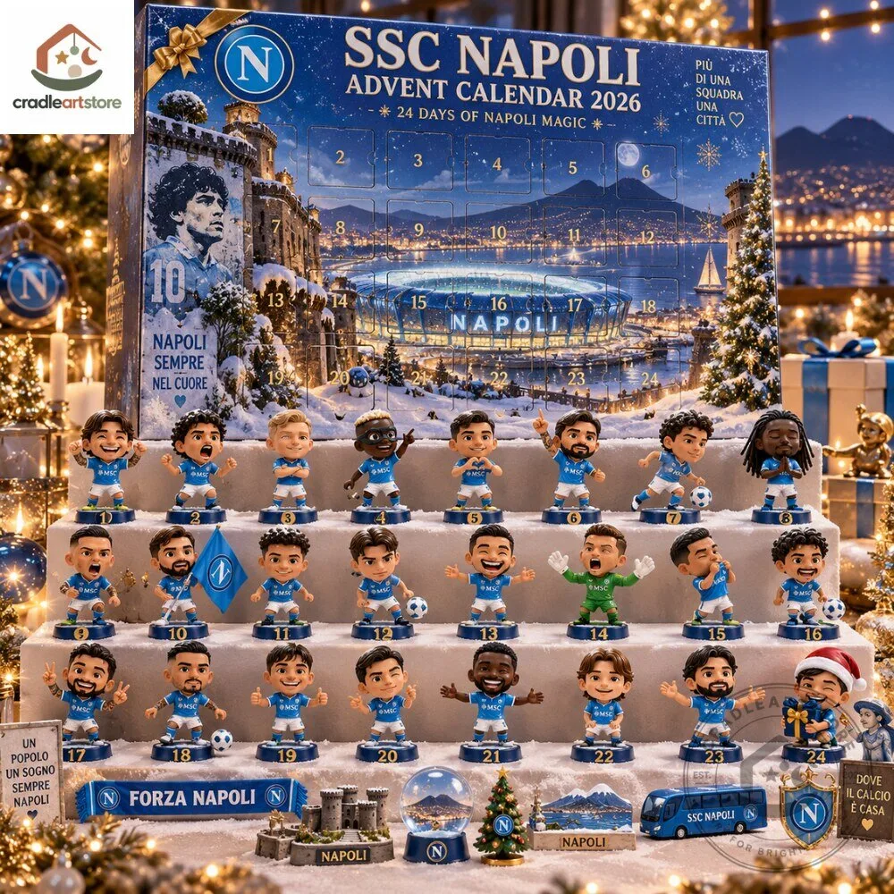 SSC Napoli Advent Calendar 2026 with 24 Ornaments 6 SSC Napoli Advent Calendar 2026 with 24 Ornaments
